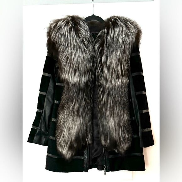 Fur and Leather jacket - Picture 4 of 7